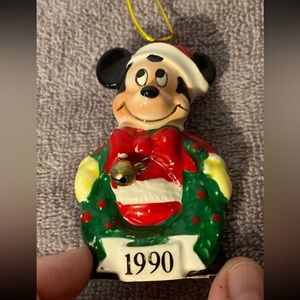 Vintage Disney Mickey Mouse Christmas Ornament